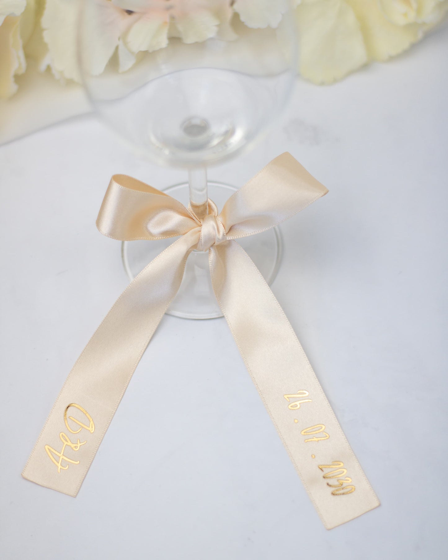 Mila - Ruban satin Marque-place