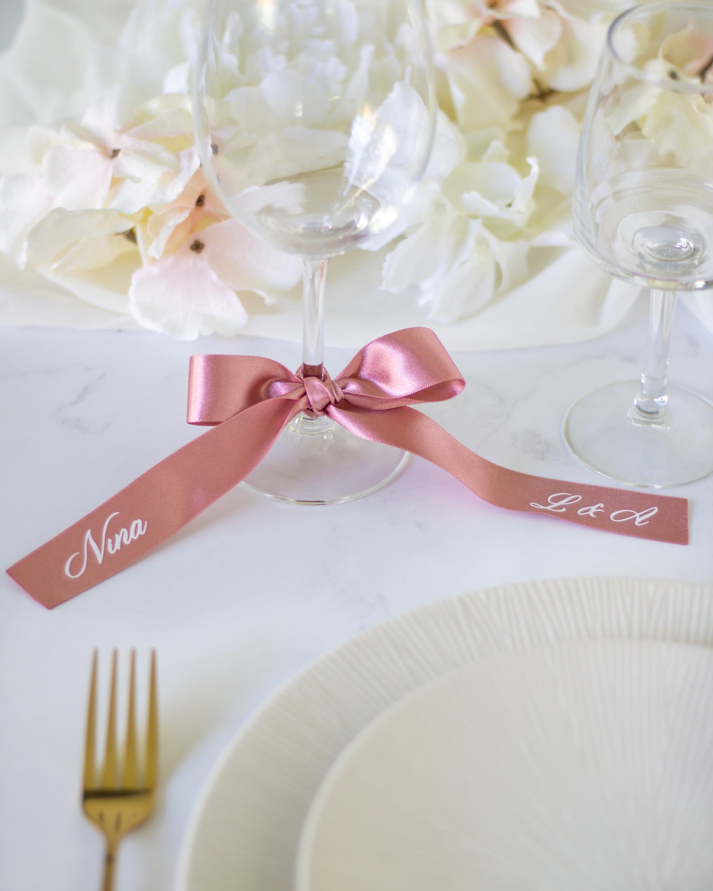 Roma - Ruban satin Marque-place