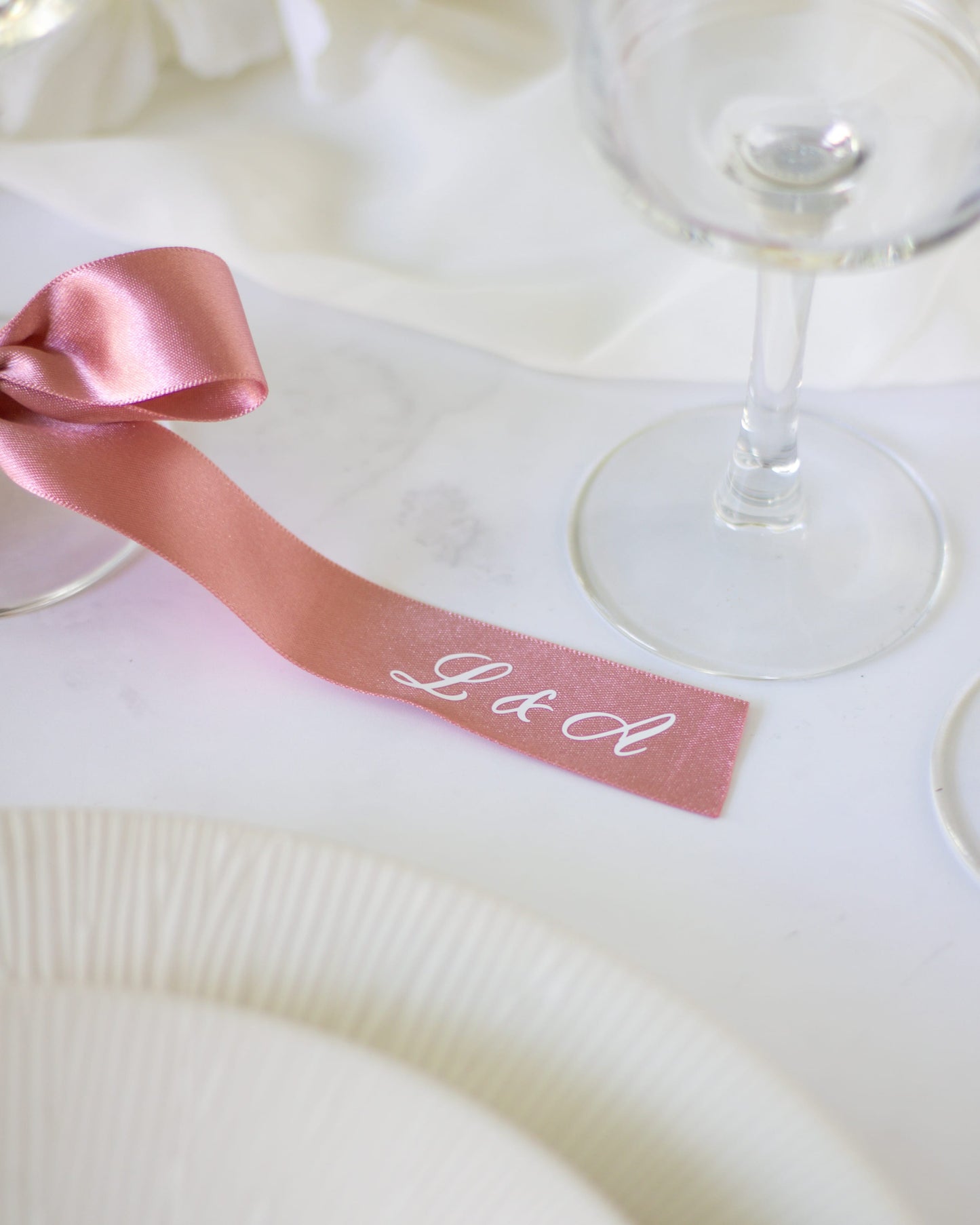 Roma - Ruban satin Marque-place