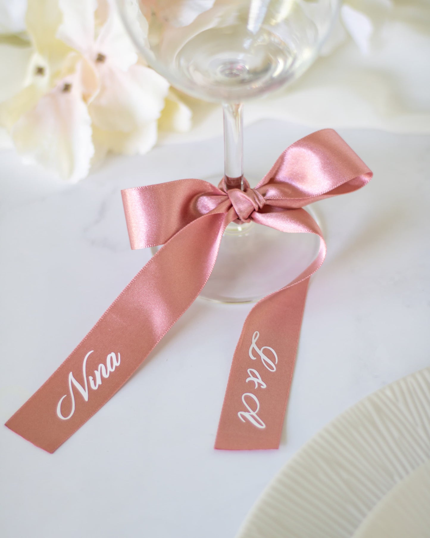 Roma - Ruban satin Marque-place
