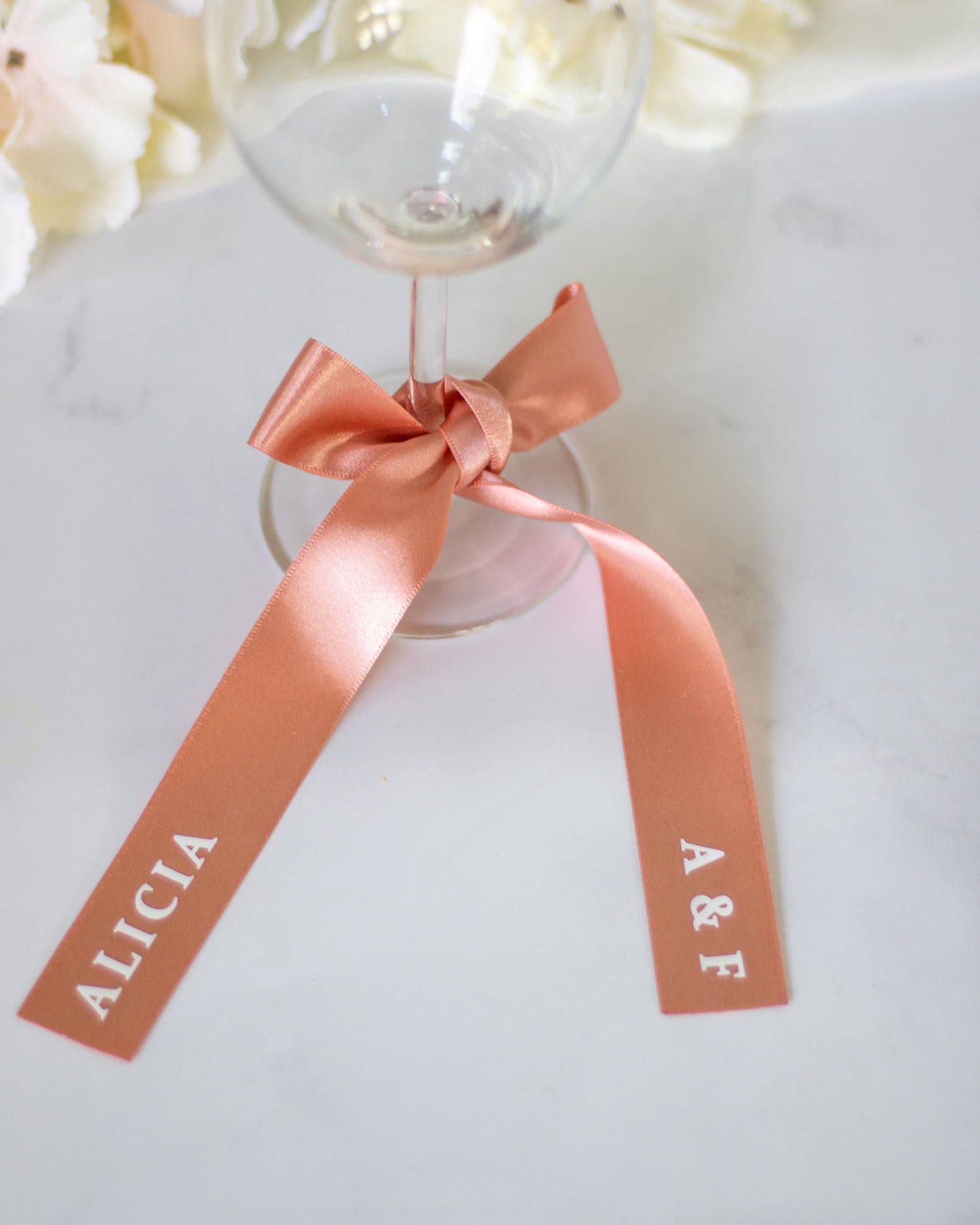 Roma - Ruban satin Marque-place
