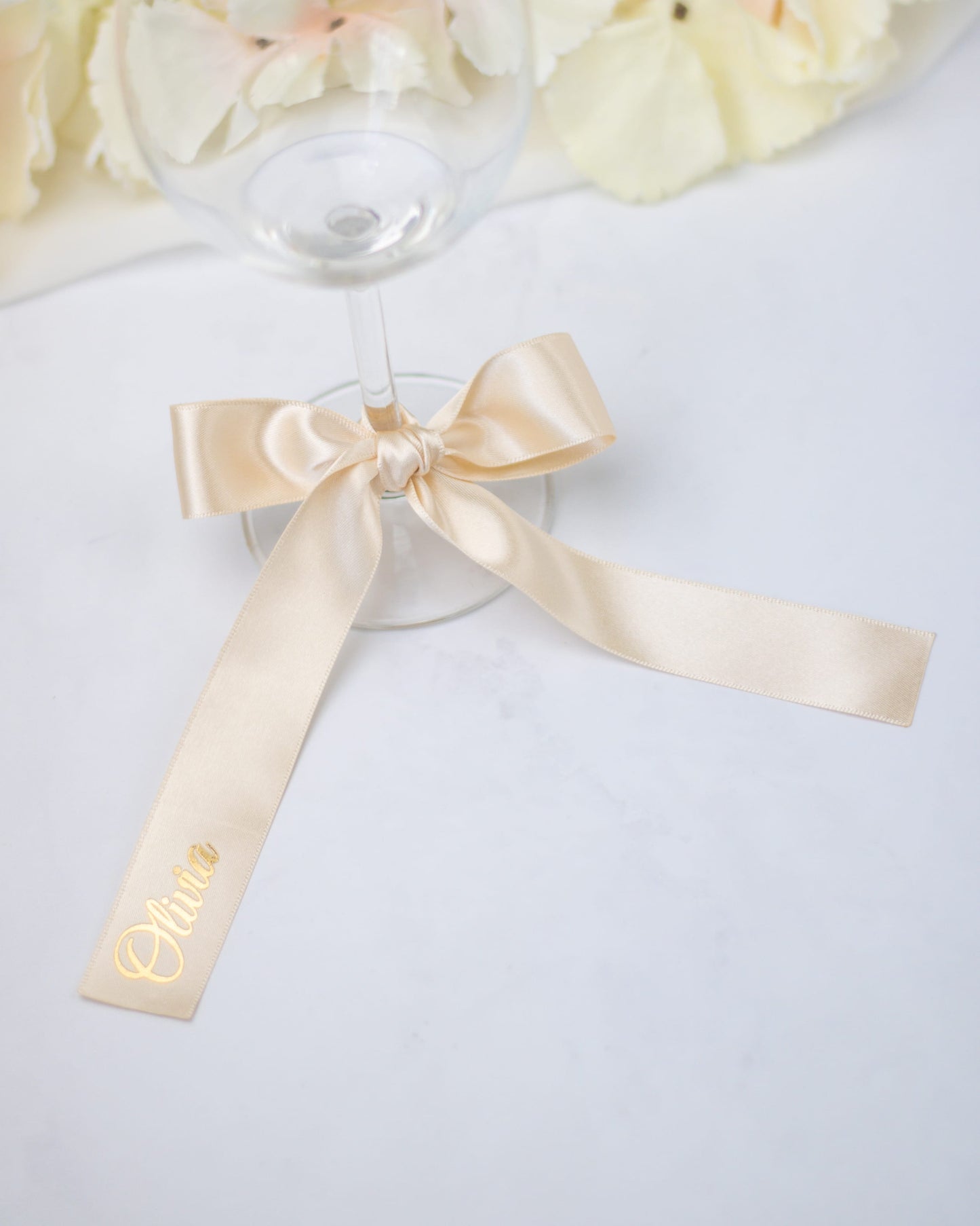 Valy - Ruban satin Marque-place