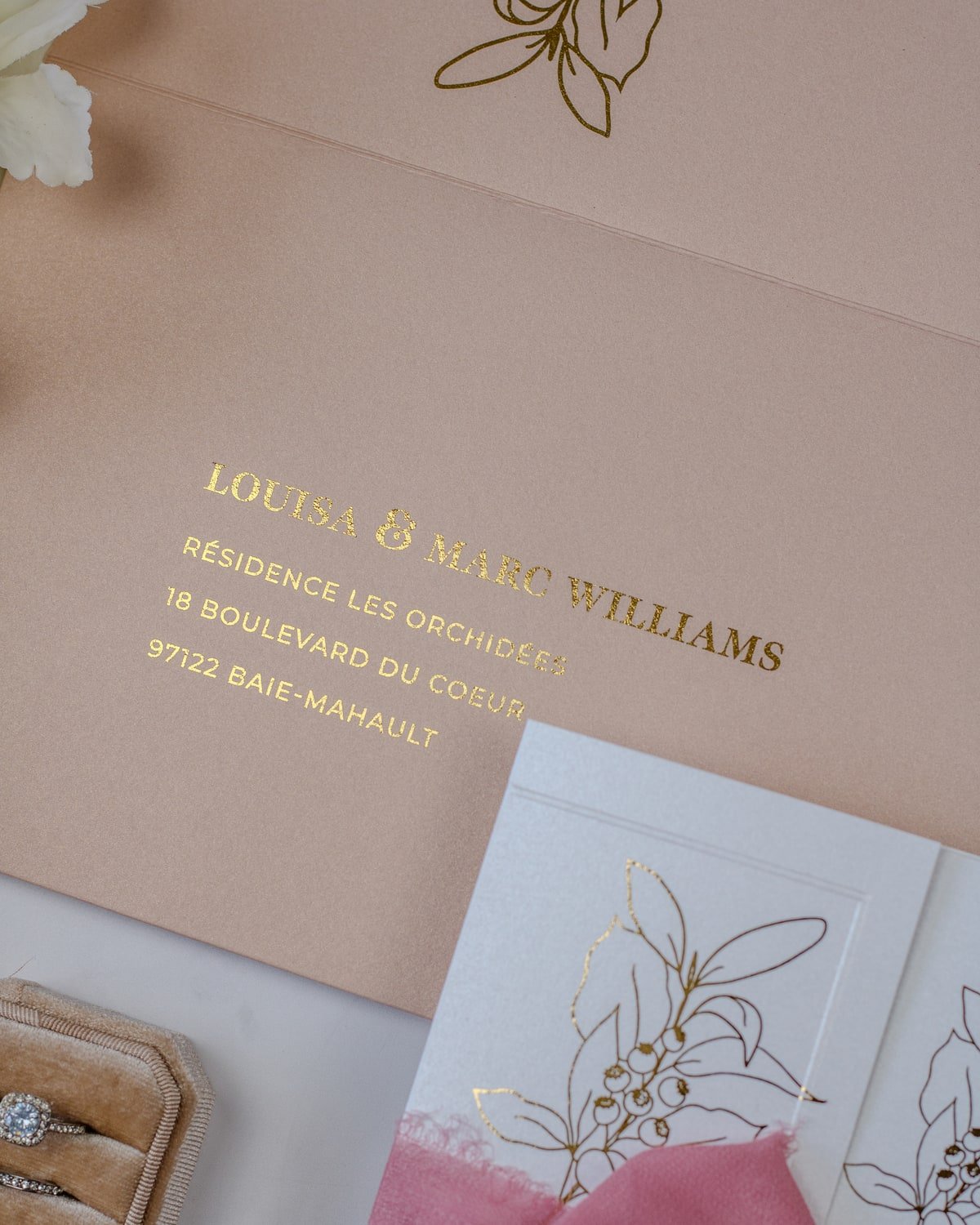 Amélie - Échantillon - Faire - part - Luxe Carterie Studio