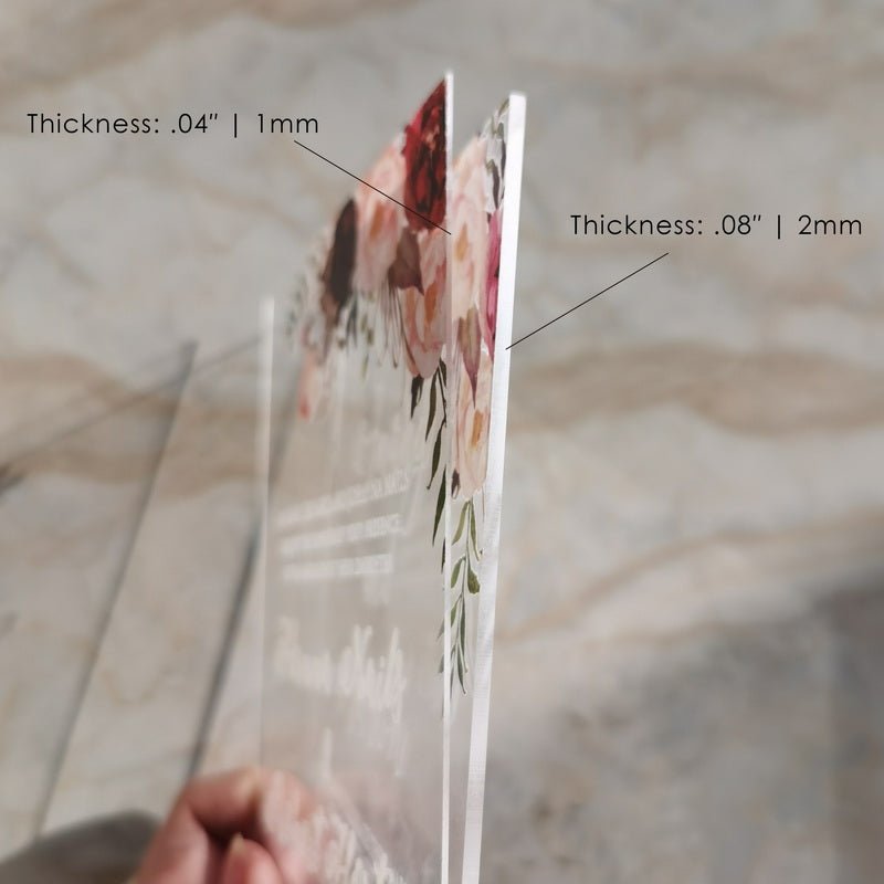 Anya - Faire - part - Faire - part seul - Sans enveloppe - Luxe Carterie Studio
