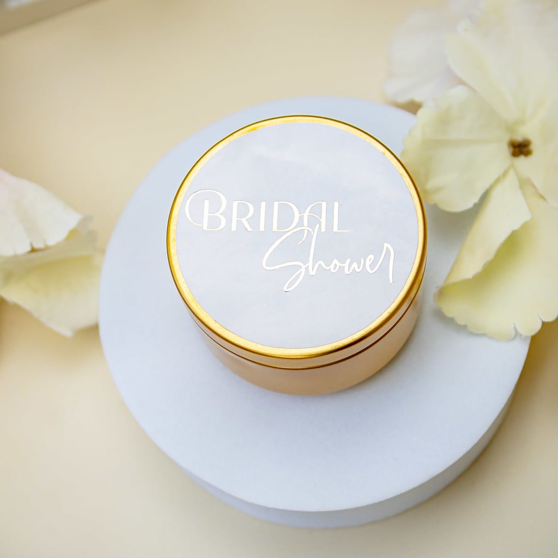 "Bridal Shower - Sticker" - Sticker EVJF sur mesure – Bridal Shower - Accessoire chic pour enterrement de vie de jeune fille – Papeterie de mariage moderne – Wedding stationery - Création Luxe Carterie Studio