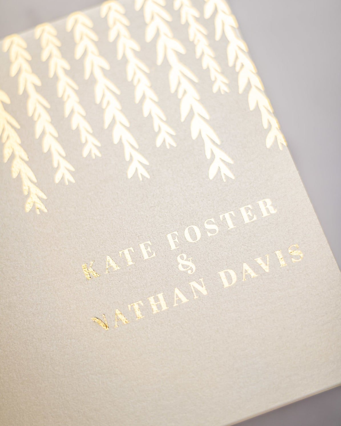 "Carly" - Faire-part de mariage chic, élégant et romantique avec dorure or - Wedding stationery - Création Luxe Carterie Studio
