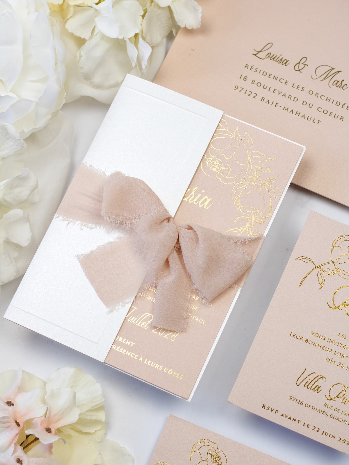 Carmen - Échantillon - Faire - part - Luxe Carterie Studio