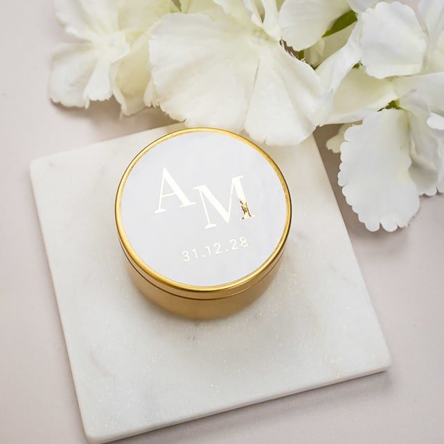 "Cloé - Sticker" - Faire-part de mariage chic, élégant et romantique avec dorure or - Wedding stationery - Création Luxe Carterie Studio