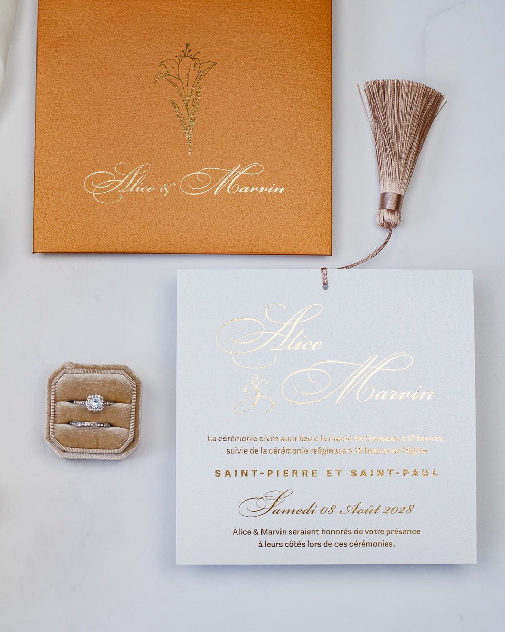 Farla - Echantillon - Faire - part - Luxe Carterie Studio