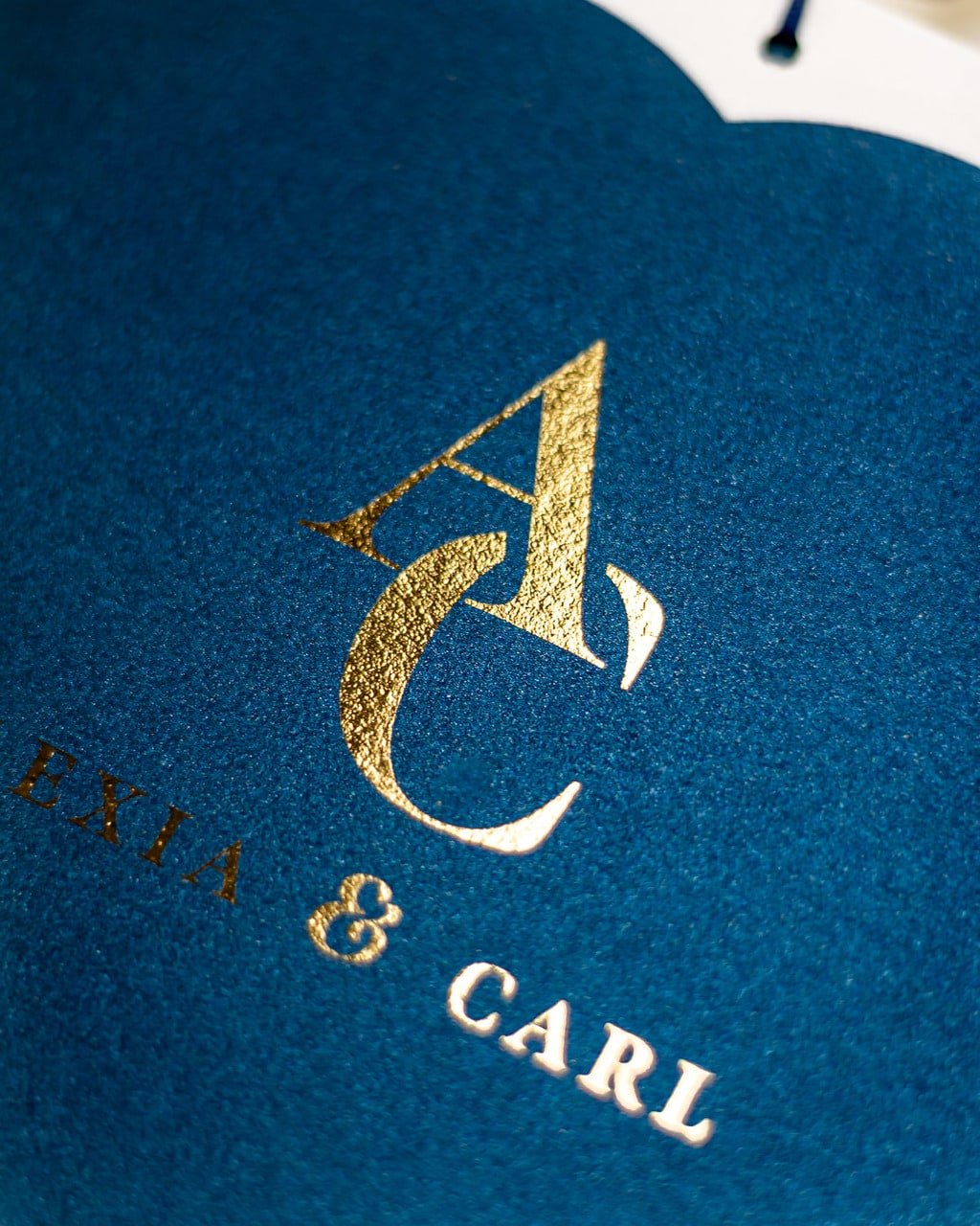 "Fiona" - Faire-part de mariage moderne, chic et élégant avec dorure or – Wedding stationery - Création Luxe Carterie Studio