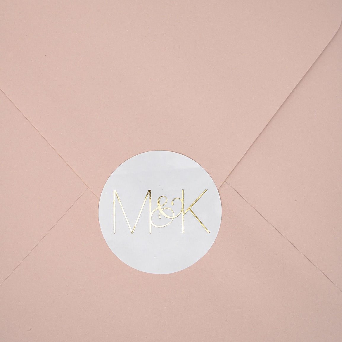 "Glitter - Sticker" - Faire-part de mariage chic, élégant et romantique avec dorure or - Wedding stationery - Création Luxe Carterie Studio