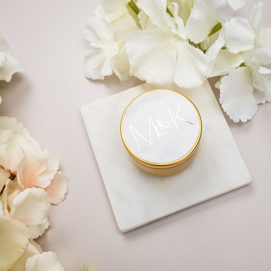 "Glitter - Sticker" - Faire-part de mariage chic, élégant et romantique avec dorure or - Wedding stationery - Création Luxe Carterie Studio