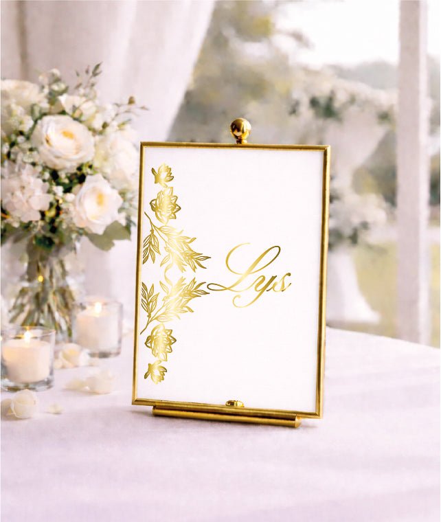 Hortensia - Nom de table - Nom de table - Luxe Carterie Studio