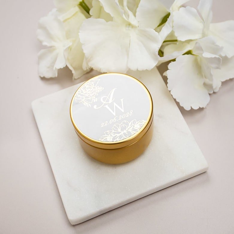 "Jana - Sticker" - Faire-part de mariage chic, élégant et romantique avec dorure or - Wedding stationery - Création Luxe Carterie Studio