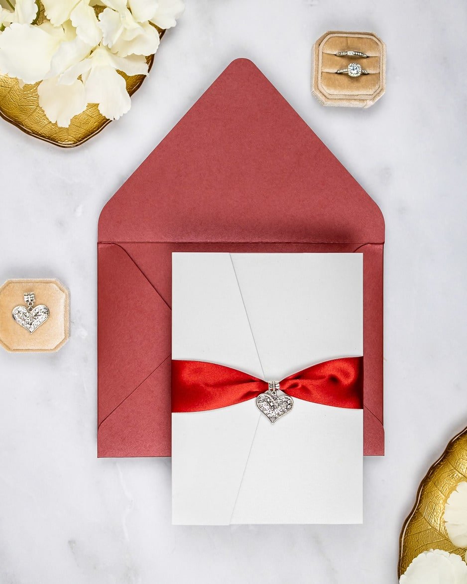 "Joana" - Faire-part de mariage chic, élégant et romantique avec dorure or - Wedding stationery - Création Luxe Carterie Studio