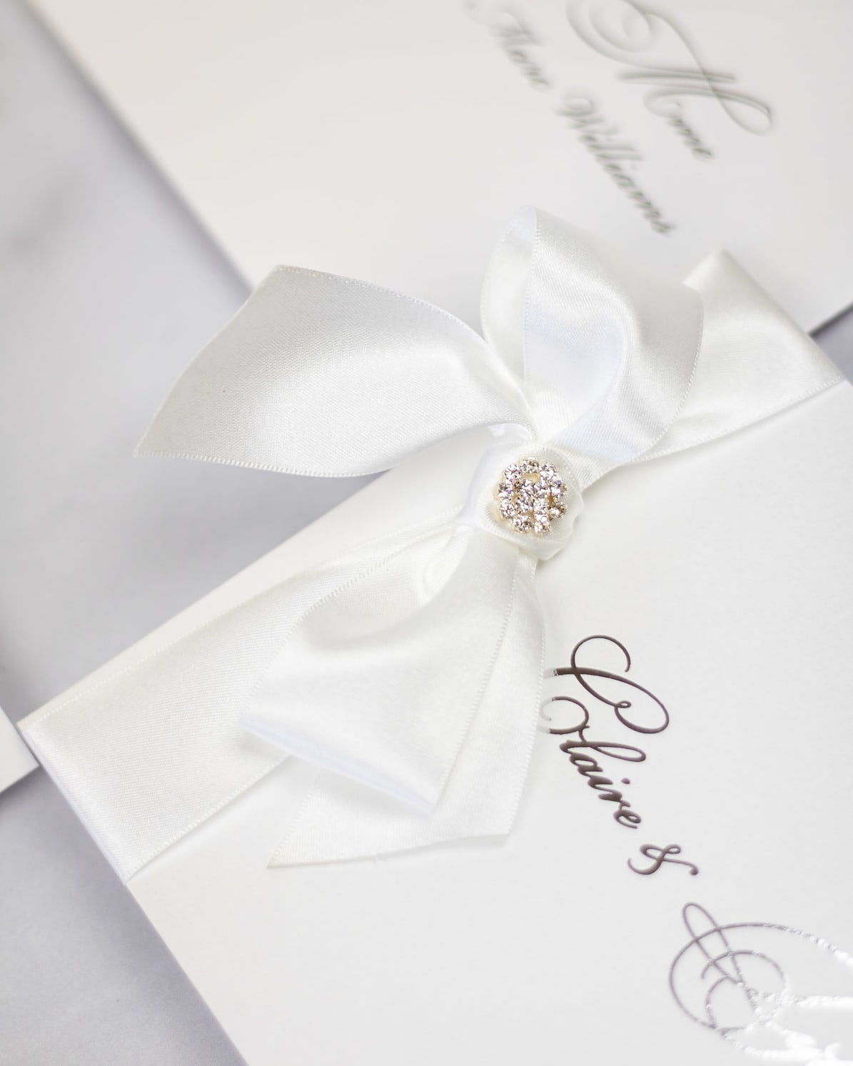 "Lacy" - Faire-part de mariage chic, élégant et romantique avec dorure or - Wedding stationery - Création Luxe Carterie Studio