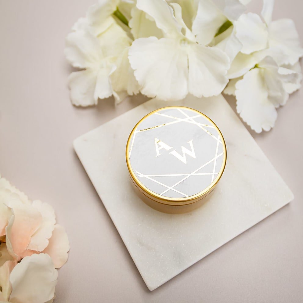 "Leslie - Sticker" - Faire-part de mariage chic, élégant et romantique avec dorure or - Wedding stationery - Création Luxe Carterie Studio