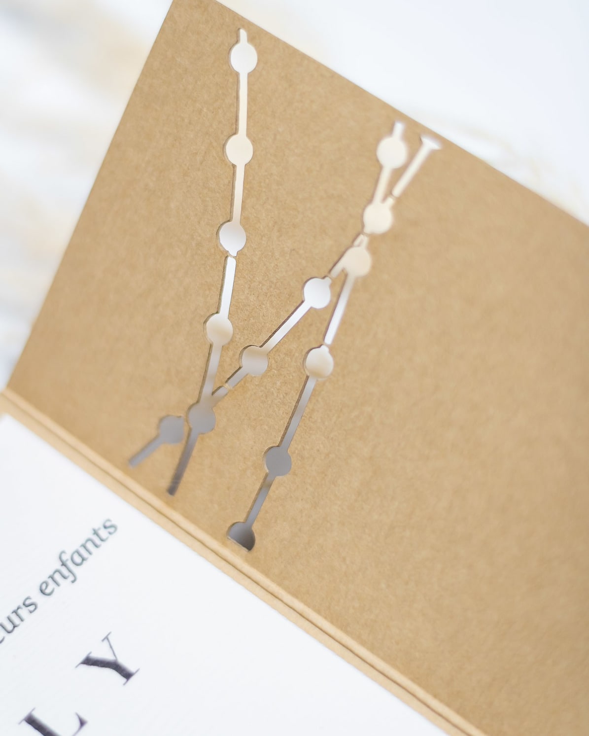 "Light" - Faire-part de mariage champêtre, élégant et romantique avec dorure or – Wedding stationery - Création Luxe Carterie Studio