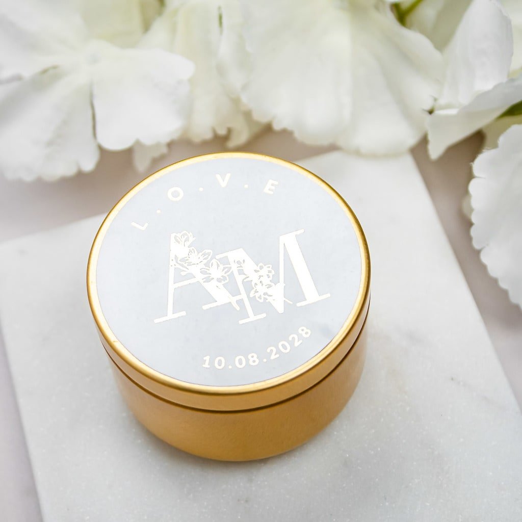"L.O.V.E - Sticker" - Faire-part de mariage chic, élégant et romantique avec dorure or - Wedding stationery - Création Luxe Carterie Studio