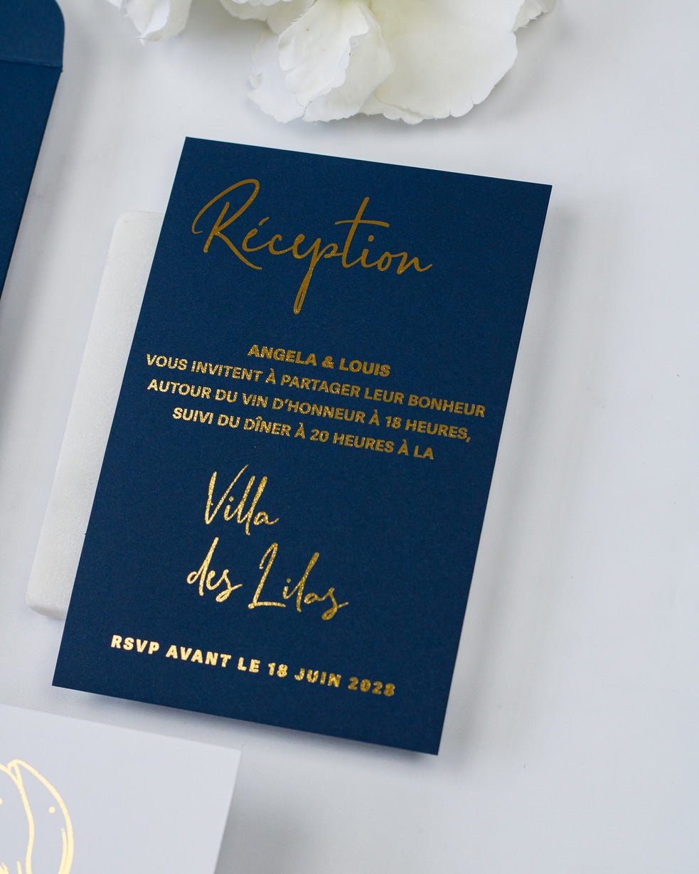 Luz - Echantillon - Faire - part - Luxe Carterie Studio