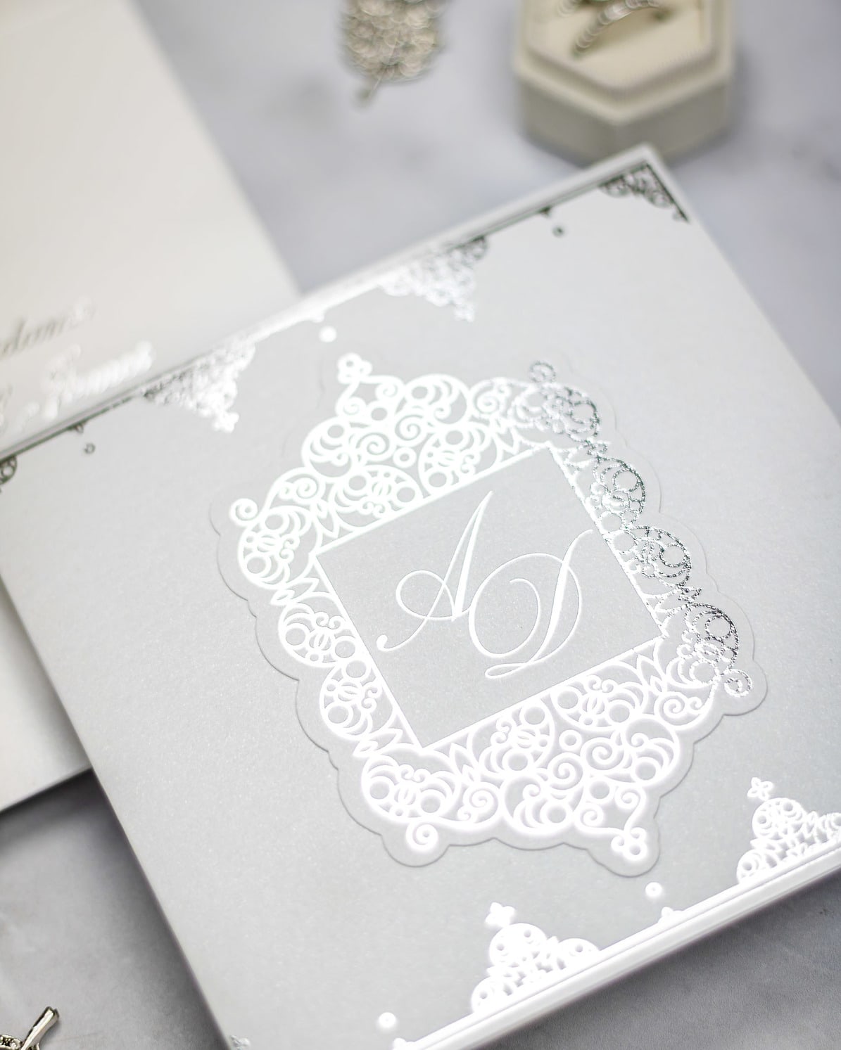 "Poppy" - Faire-part de mariage chic, élégant et romantique avec dorure or - Wedding stationery - Création Luxe Carterie Studio