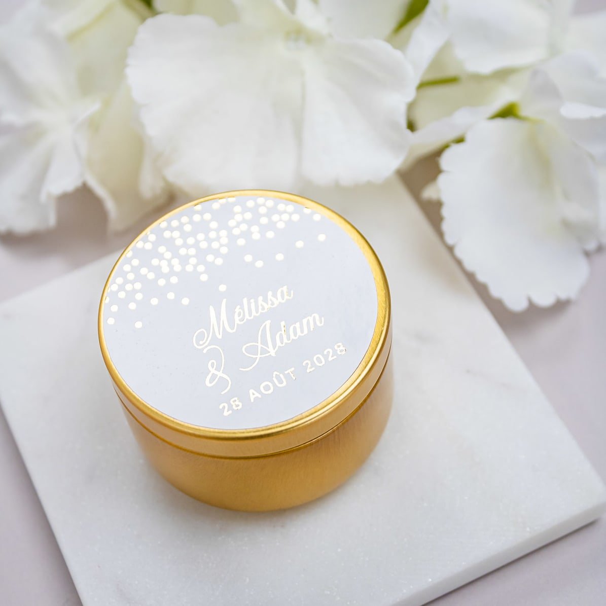"Prune - Sticker" - Faire-part de mariage chic, élégant et romantique avec dorure or - Wedding stationery - Création Luxe Carterie Studio