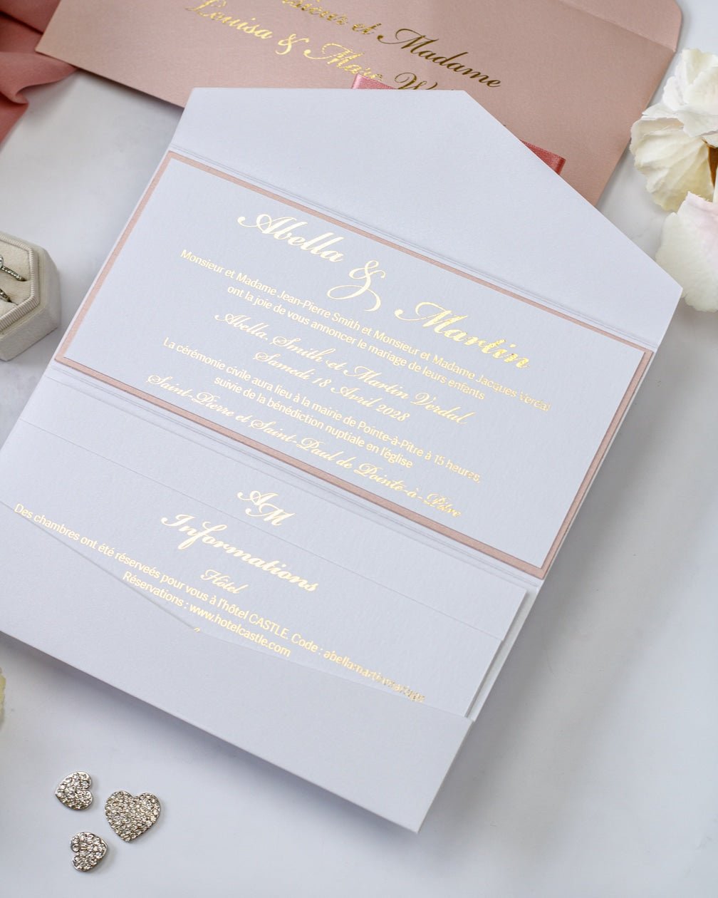 Rachel - Echantillon - Faire - part - Luxe Carterie Studio