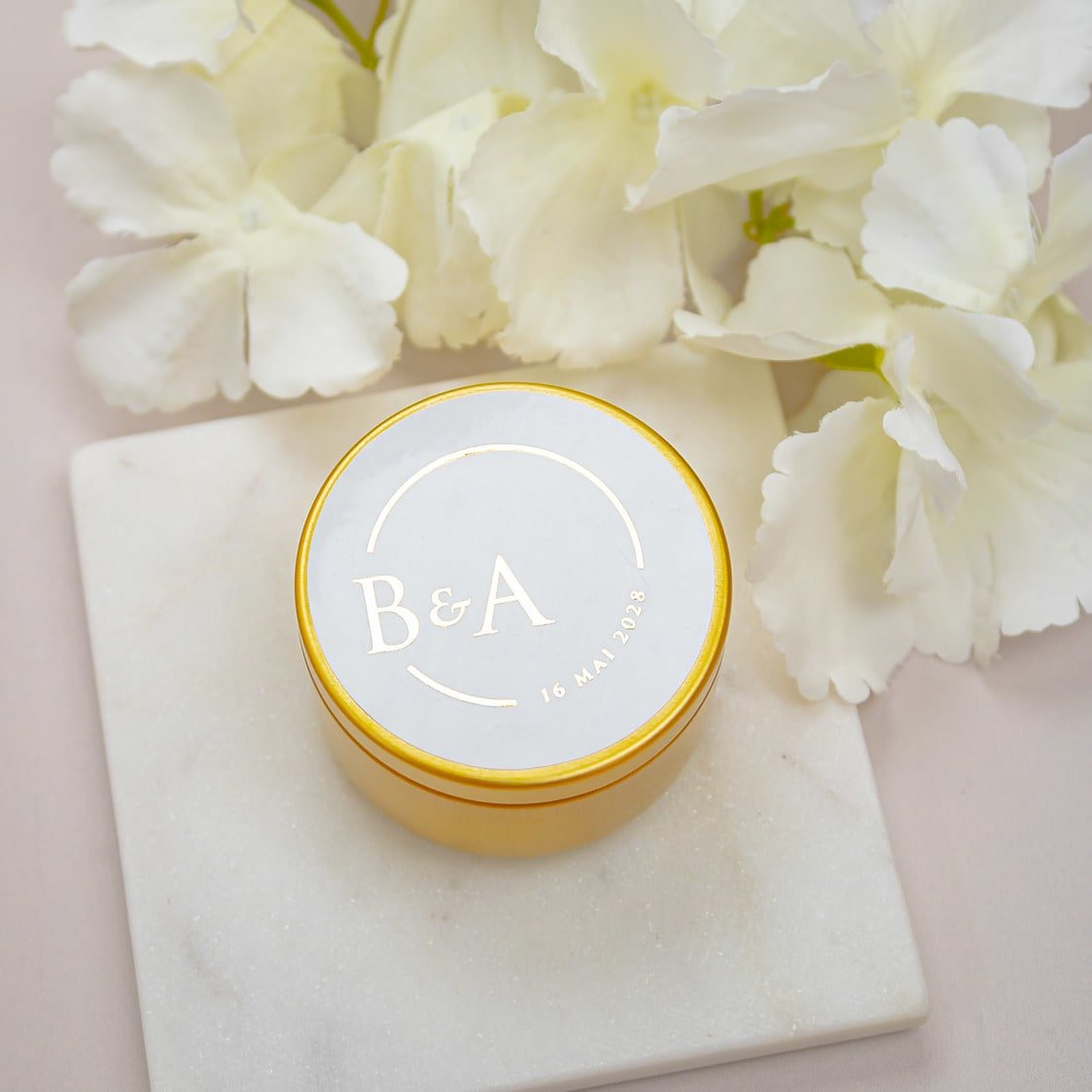 "Rita - Sticker" - Faire-part de mariage chic, élégant et romantique avec dorure or - Wedding stationery - Création Luxe Carterie Studio
