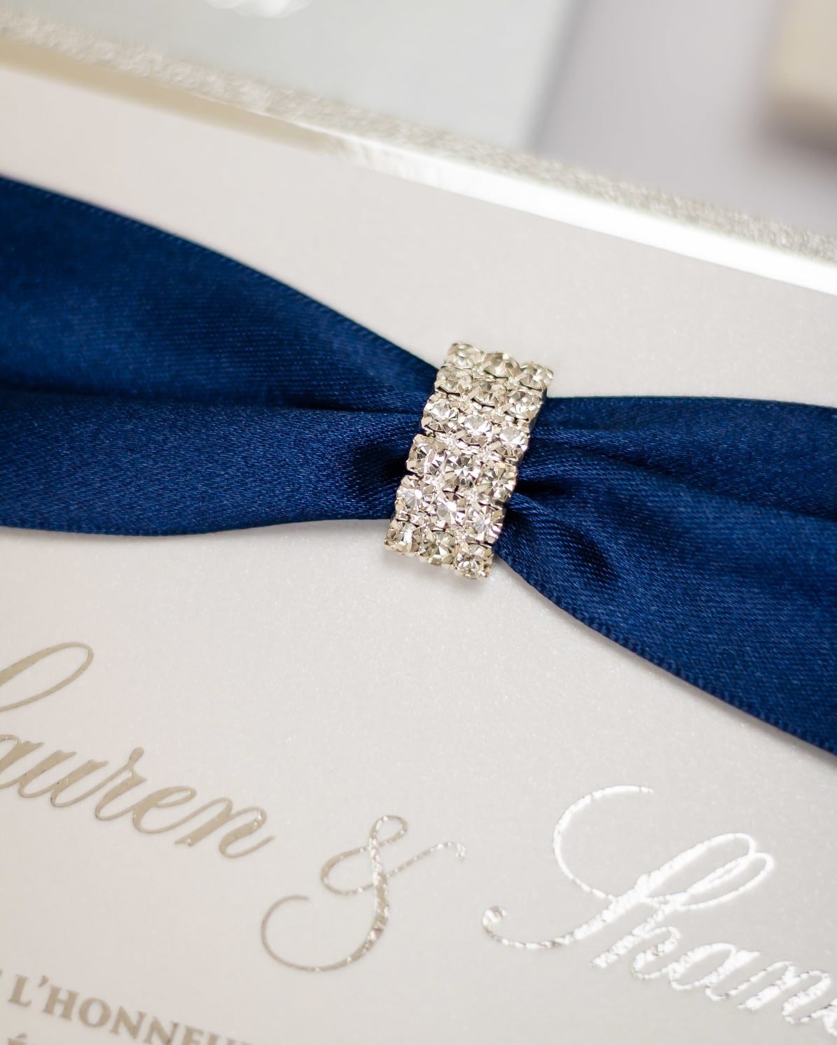 "Salma" - Faire-part de mariage chic, élégant et romantique avec dorure or - Wedding stationery - Création Luxe Carterie Studio