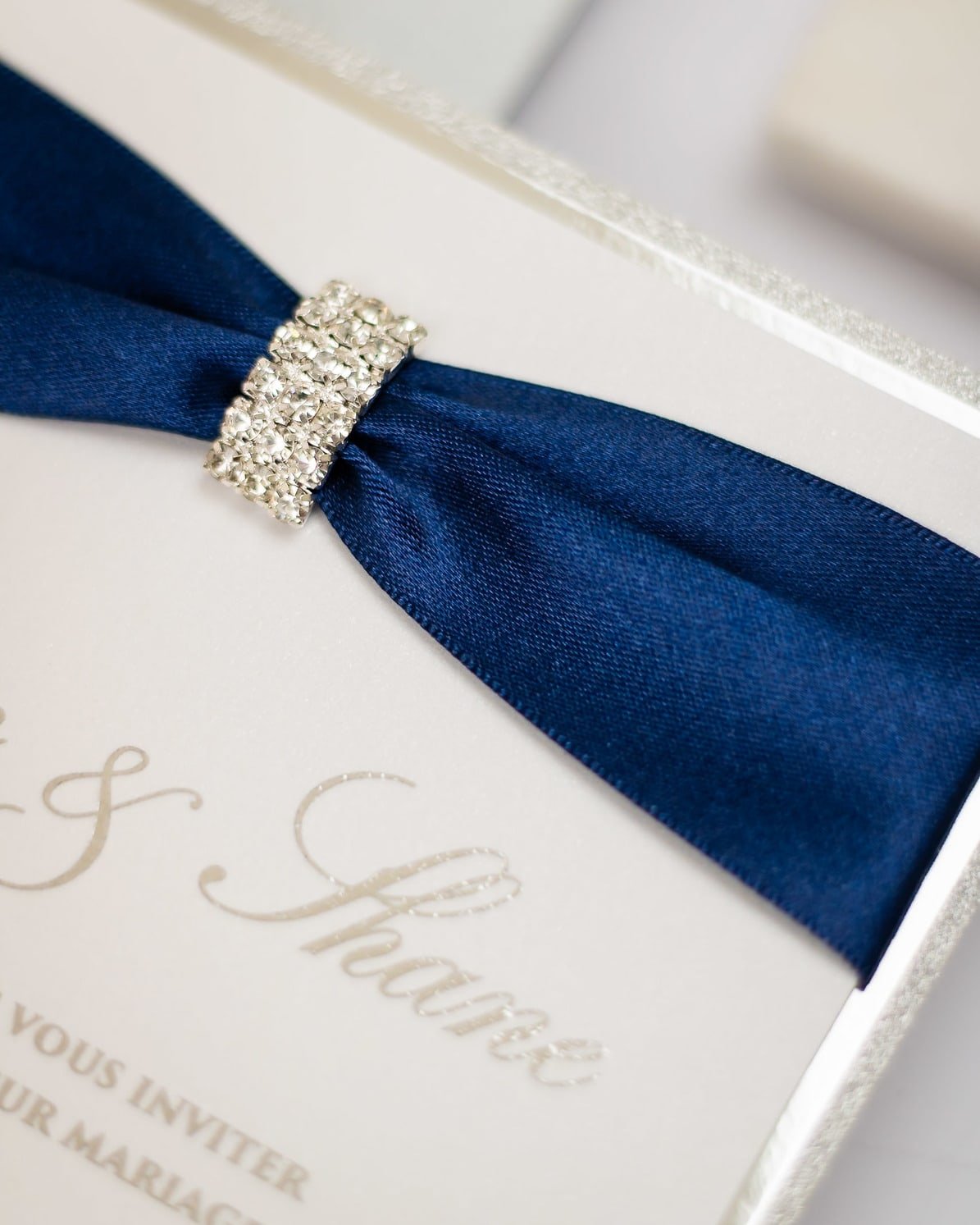 "Salma" - Faire-part de mariage chic, élégant et romantique avec dorure or - Wedding stationery - Création Luxe Carterie Studio