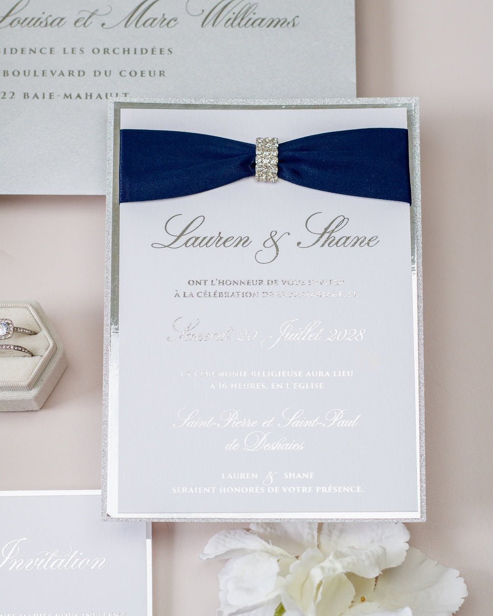 Salma - Echantillon - Faire - part - Luxe Carterie Studio