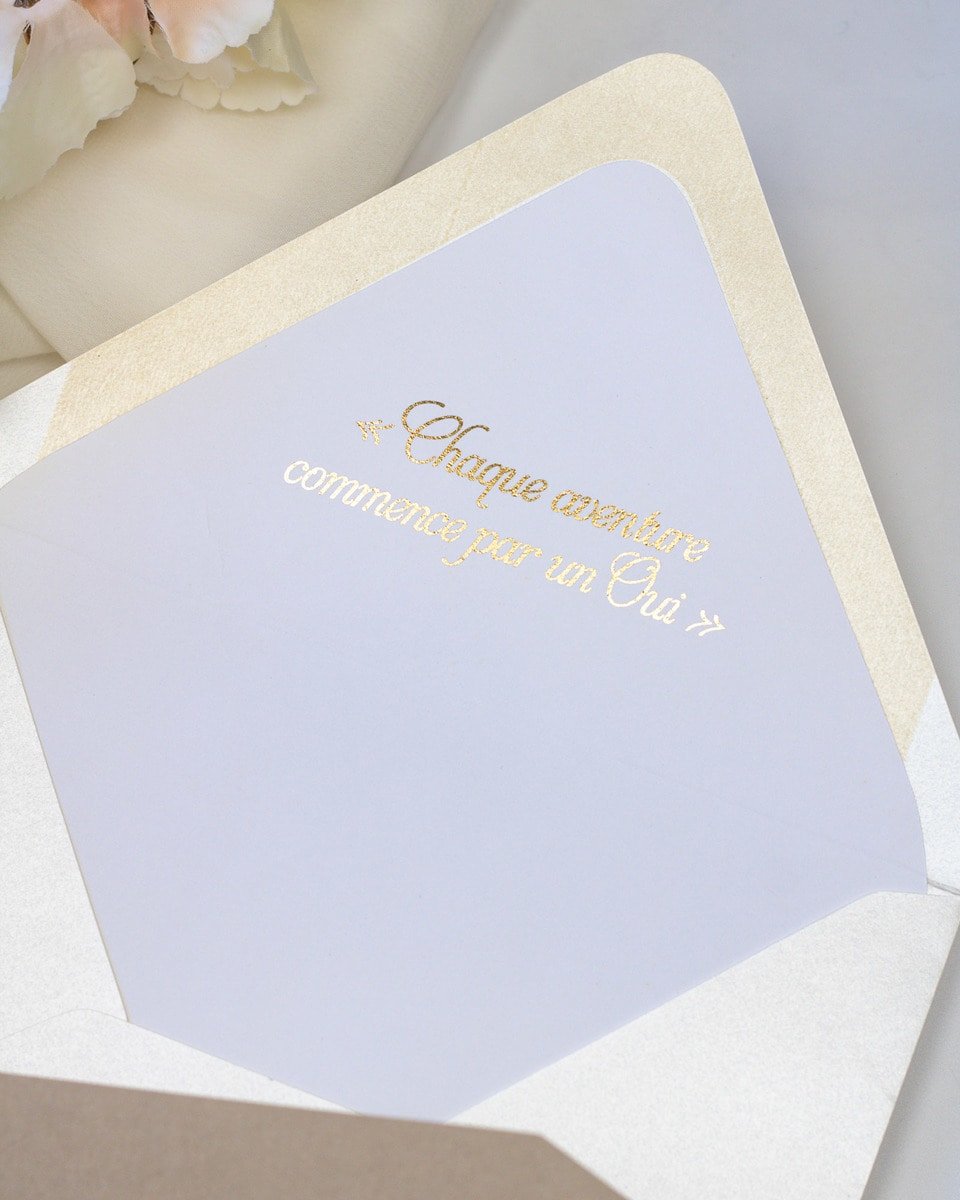 Trendy - Echantillon - Faire - part - Luxe Carterie Studio