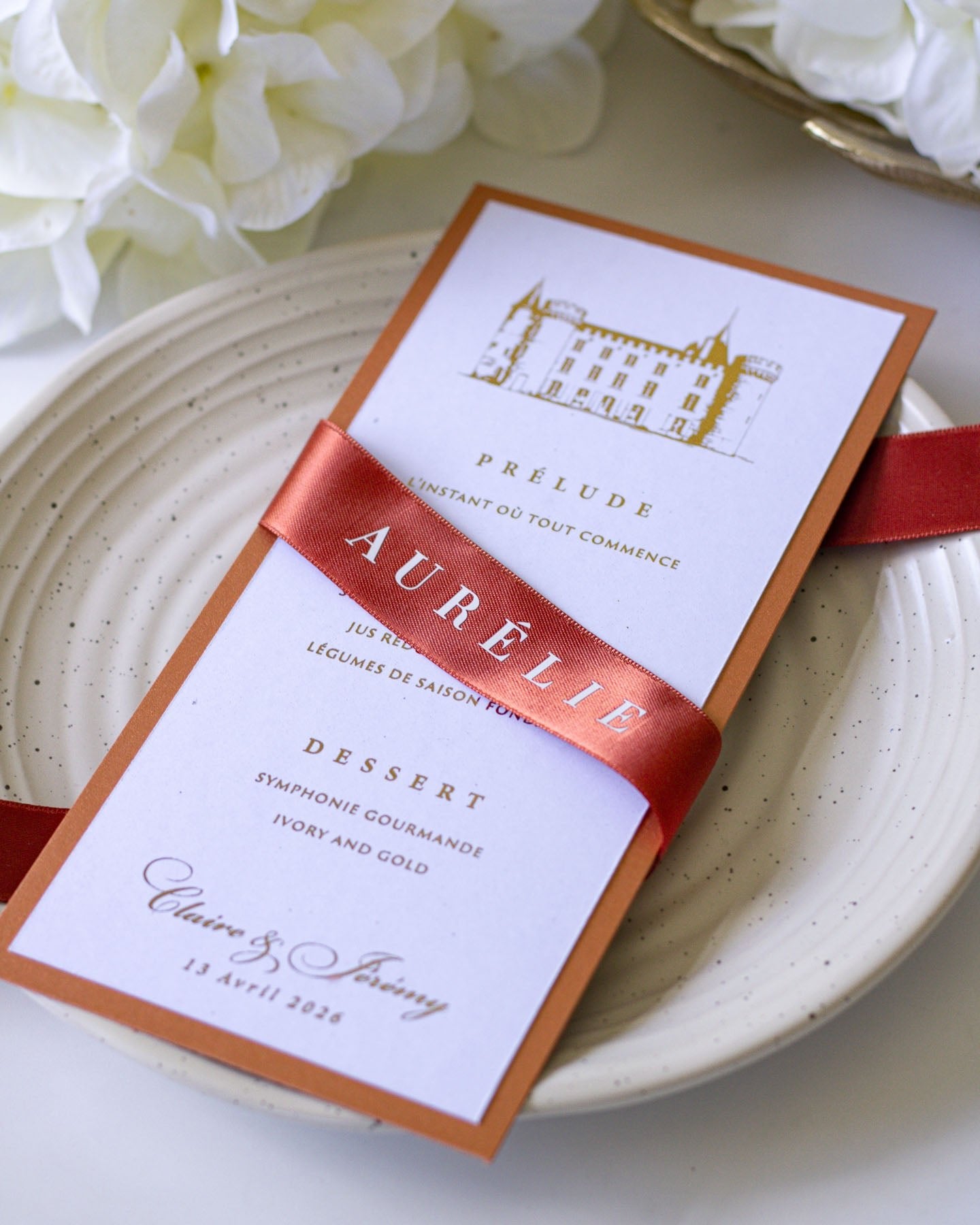 Tulipe - menu & marque - place - Menu - Luxe Carterie Studio