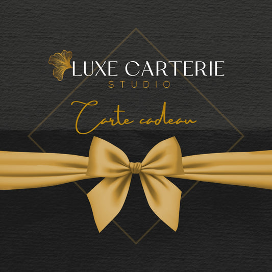 Carte-cadeau | Luxe Carterie Studio