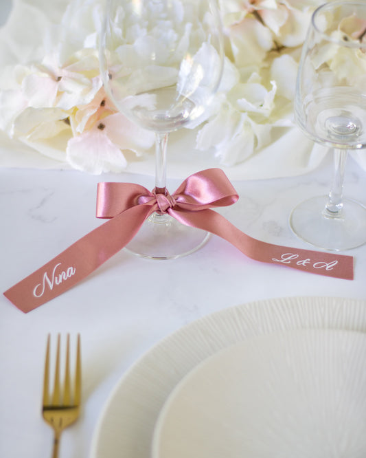 Roma - Ruban satin Marque-place