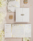 "Abella" - Faire-part de mariage chic, élégant et romantique avec dorure or - Wedding stationery - Création Luxe Carterie Studio