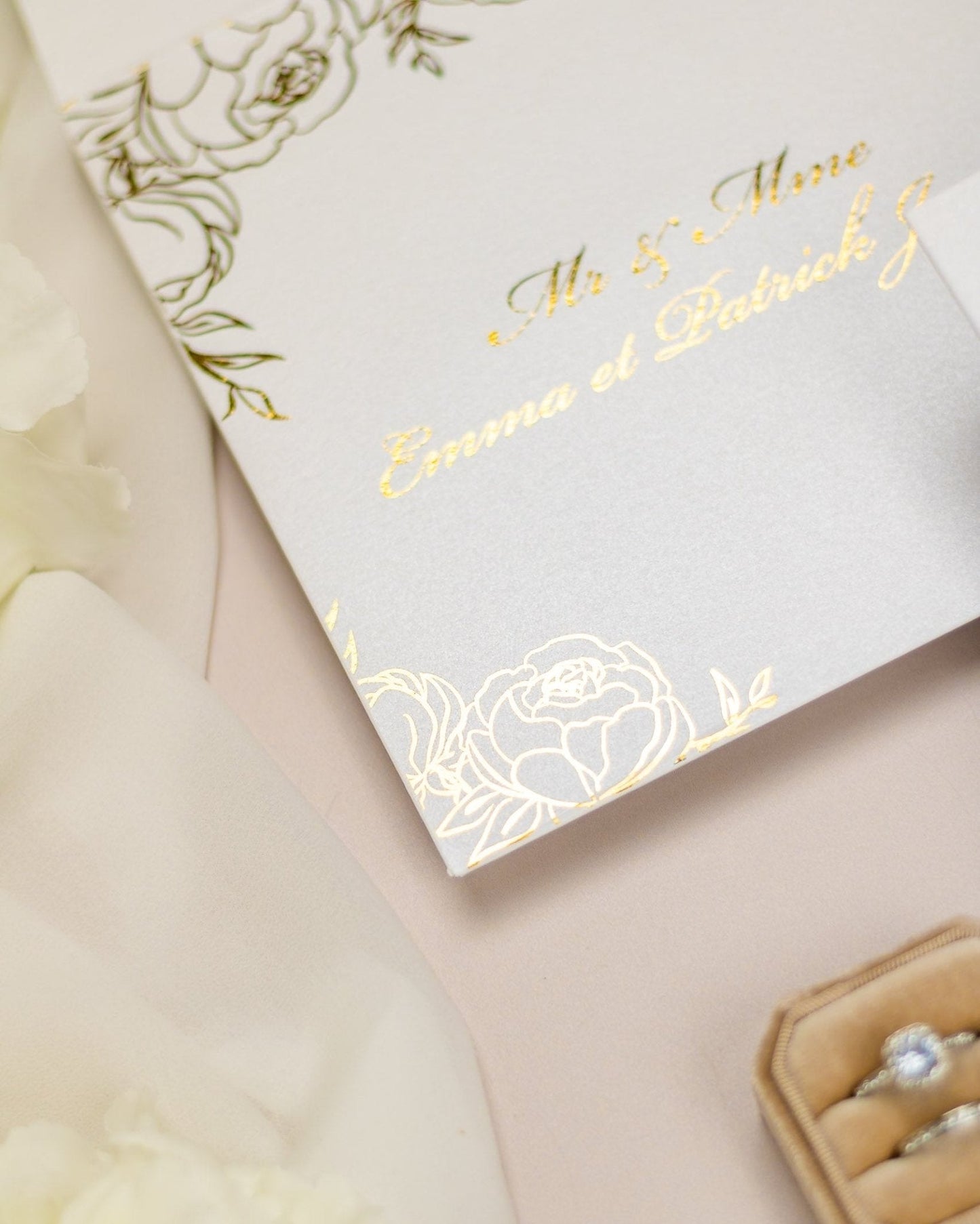 Abella - Échantillon - Faire - part - Luxe Carterie Studio