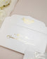 "Adèle" - Faire-part de mariage chic, élégant et romantique avec dorure or - Wedding stationery - Création Luxe Carterie Studio