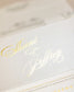 "Adèle" - Faire-part de mariage chic, élégant et romantique avec dorure or - Wedding stationery - Création Luxe Carterie Studio