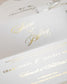 "Adèle" - Faire-part de mariage chic, élégant et romantique avec dorure or - Wedding stationery - Création Luxe Carterie Studio