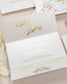 "Adèle" - Faire-part de mariage chic, élégant et romantique avec dorure or - Wedding stationery - Création Luxe Carterie Studio