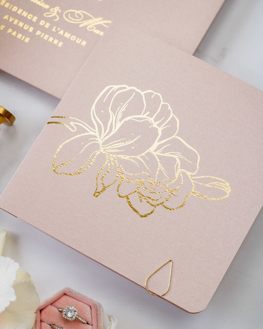 Alamanda - Échantillon - Faire - part - Luxe Carterie Studio