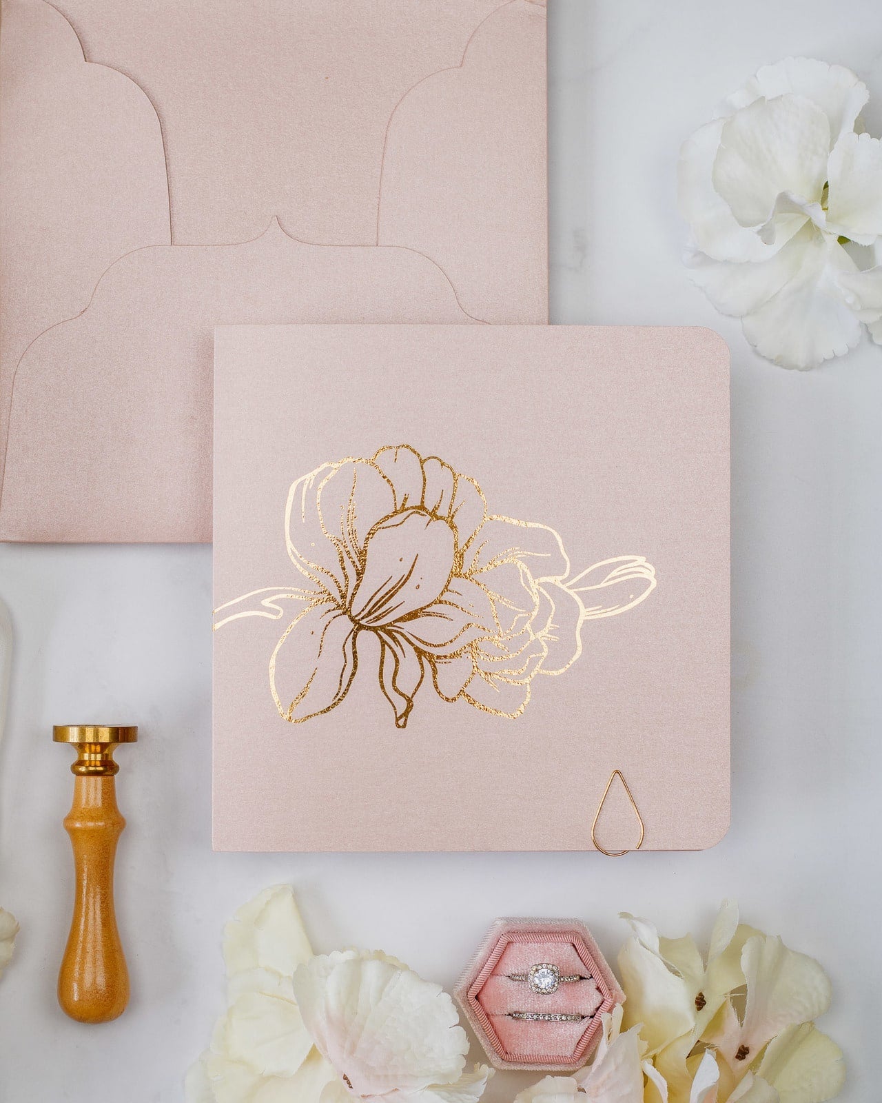 Alamanda - Échantillon - Faire - part - Luxe Carterie Studio