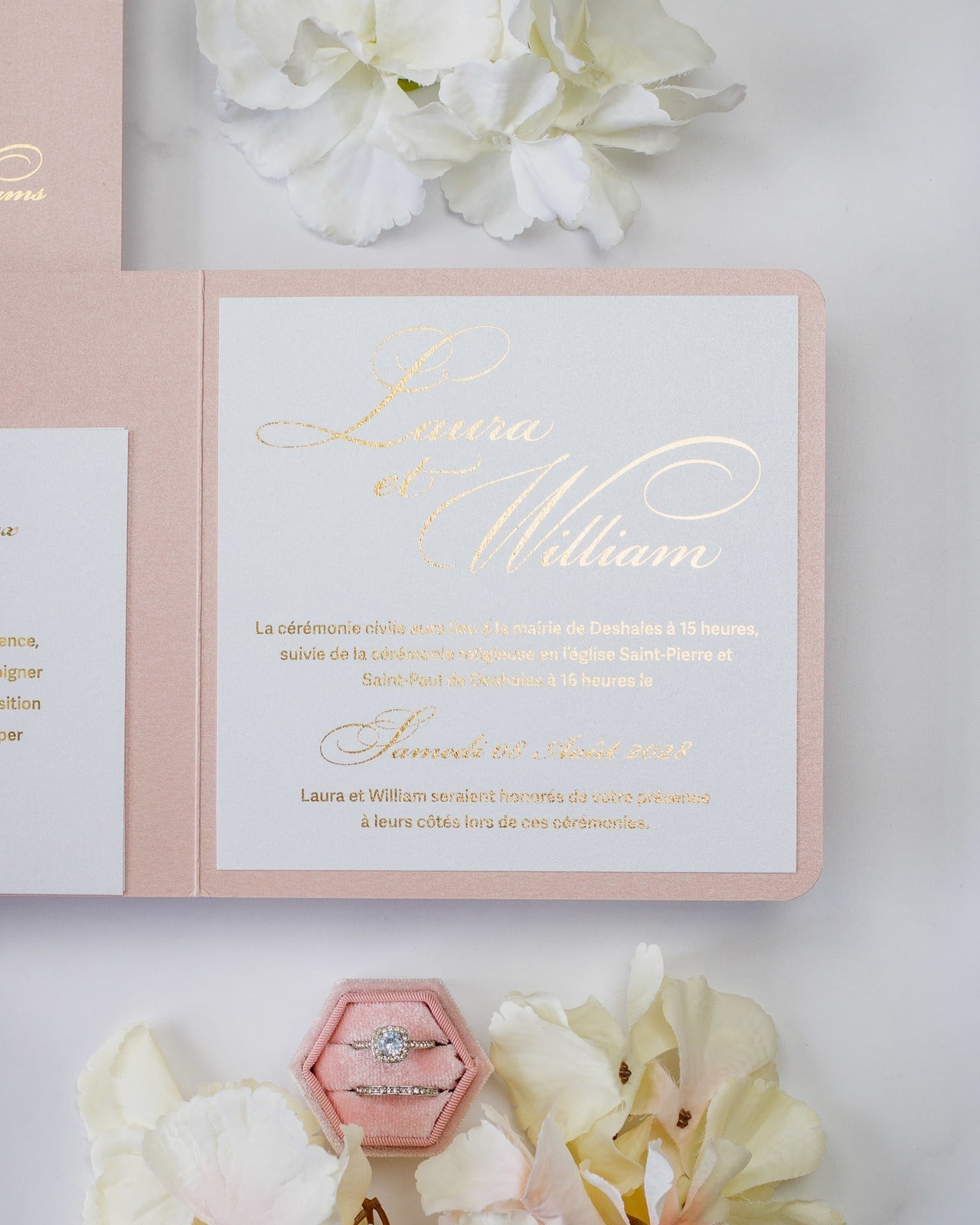 Alamanda - Échantillon - Faire - part - Luxe Carterie Studio