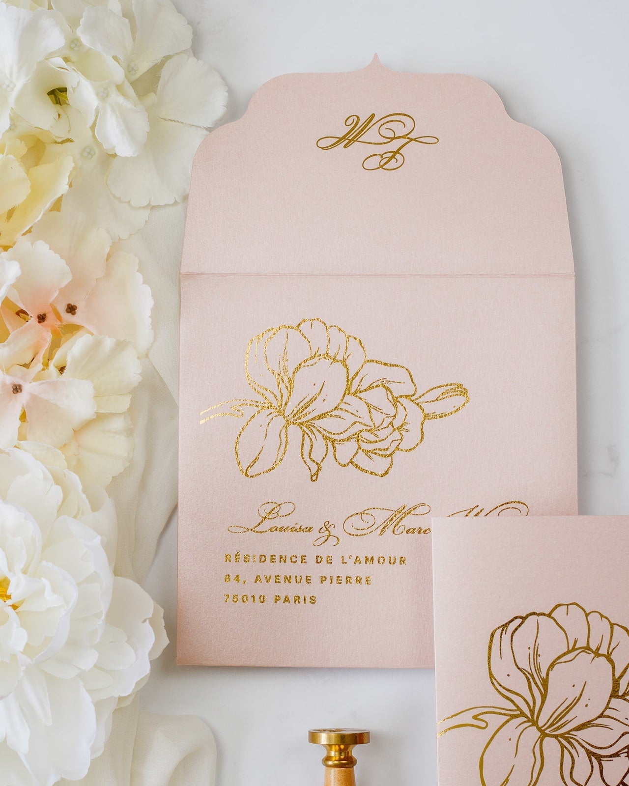 Alamanda - Échantillon - Faire - part - Luxe Carterie Studio