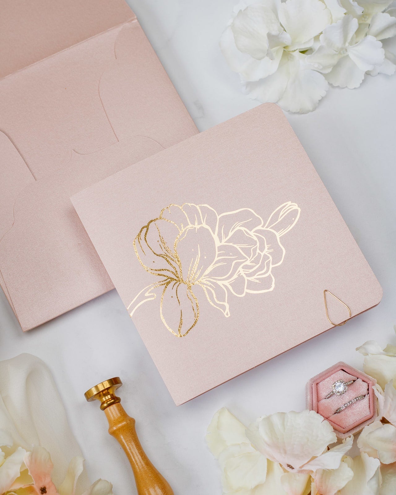 Alamanda - Échantillon - Faire - part - Luxe Carterie Studio
