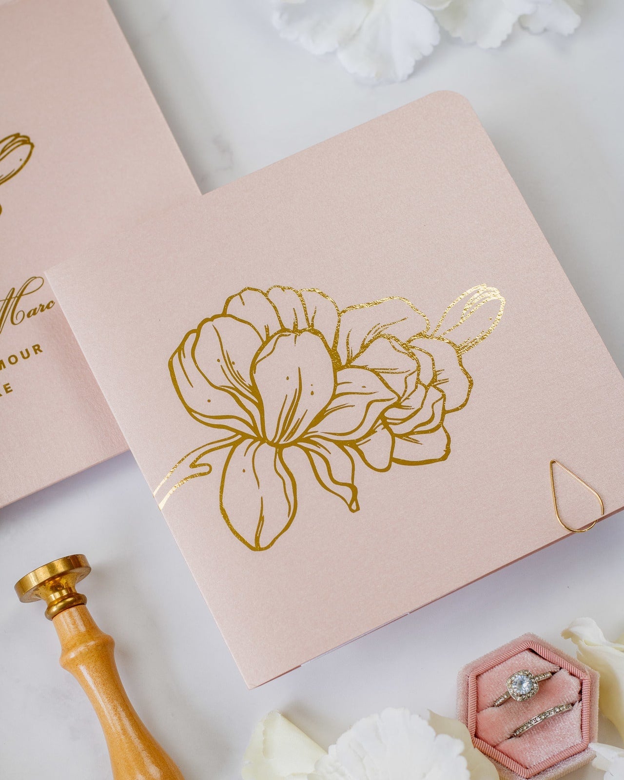 Alamanda - Échantillon - Faire - part - Luxe Carterie Studio