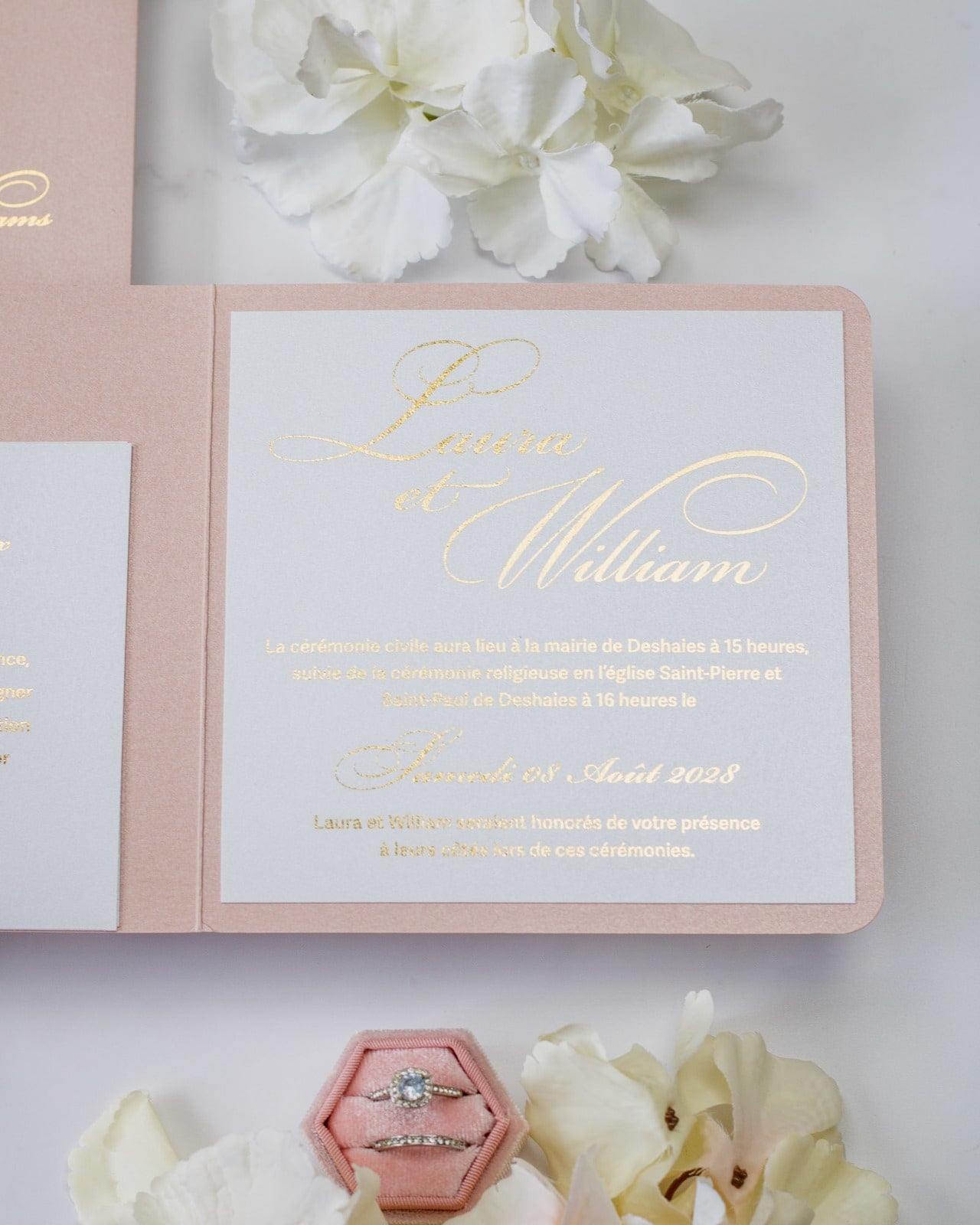 Alamanda - Échantillon - Faire - part - Luxe Carterie Studio