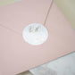 "Alamanda - Sticker" - Faire-part de mariage chic, élégant et romantique avec dorure or - Wedding stationery - Création Luxe Carterie Studio
