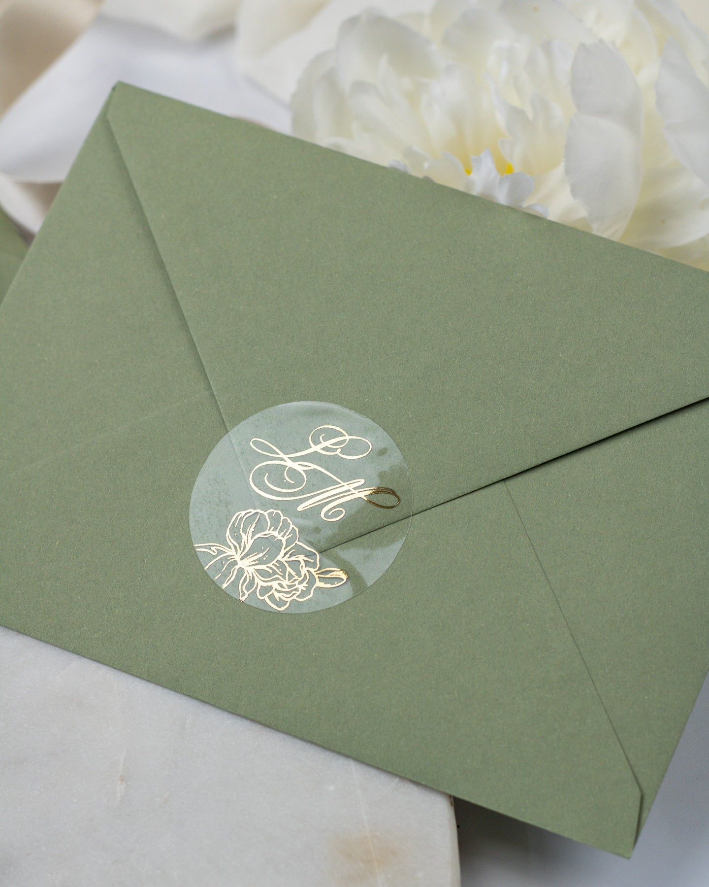 Alamanda - Sticker (lot de 15) - Stickers étiquettes - 4 cm - Lot de 15 - Luxe Carterie Studio